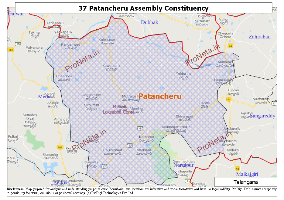 Patancheru Assembly Constituency, Telangana 040